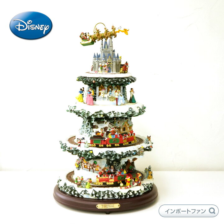 楽天市場 ワンダフルワールド オブ ディズニー クリスマスツリー ディズニー Wonderful World Of Disney Christmas Tree 高さ約40cm ギフト プレゼント Import Fan