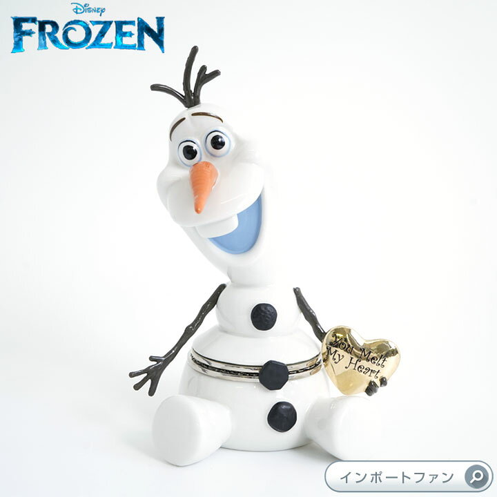 楽天市場 ディズニー アナと雪の女王 オラフ 雪だるまを作ろう オルゴール Disney Frozen Olaf You Melt My Heart Music Box ギフト プレゼント ポイント最大42倍 お買い物マラソン セール Import Fan