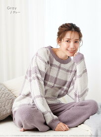 ジェニファーパメラ ラッピング & カード付 もこもこルームウェア 上下セット & テディウォーマー クリスマス ギフトセット オリジナルストレージバッグ入 ミレーナ レディース パジャマ おしゃれ 可愛い プレゼント □ 本州送料無料