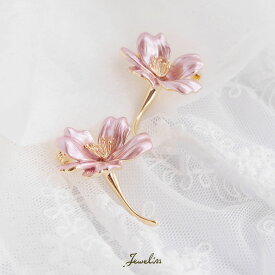 【スーパーSALE期間10倍】Jeweliss ブローチ 桜 2個セット フローリス floris さくら 春 花 ピンク 桜色 コサージュ セレモニー ギフト アクセサリー プレゼント ジュエリス 【ポイント最大46倍！楽天スーパー セール】 本州送料無料