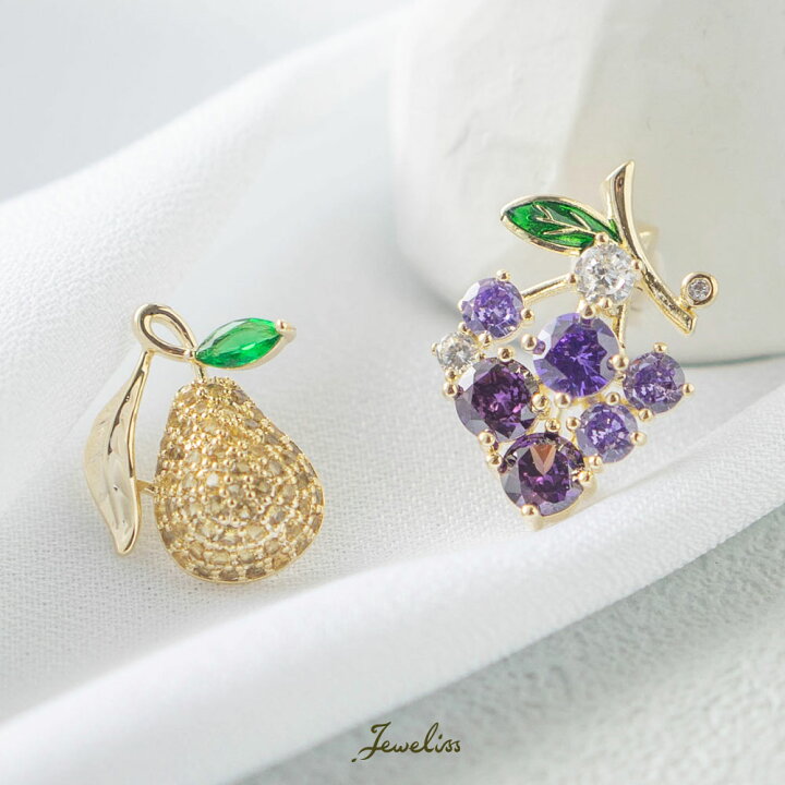 楽天市場】【スーパーSALE10倍】Jeweliss ブローチ ぶどう 洋ナシ 