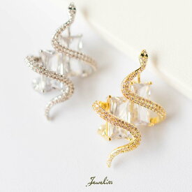 Jeweliss ブローチ Serpentjou セルパンジュ ヘビ クリスタル 蛇 巳年 縁起物 干支 コサージュ アクセサリー セレモニー 入学式 卒業式 ジュエリス 母の日 □ 本州送料無料 即納