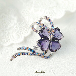 �y�X�[�p�[SALE����5�{�zJeweliss �u���[�` �t�B�I�[�� Fiori �N���[�o�[ �N���X�^�� �R�T�[�W�� �p�[�v�� �l�t �t�����[ �� �K�� �A�N�Z�T���[ �Z�����j�[ �W���G���X ��̓��y�|�C���g�ő�47