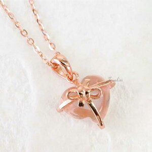 ⭐︎【天然】ローズクォーツ ネックレス 52x 34x 11mm ローズクォーツ 