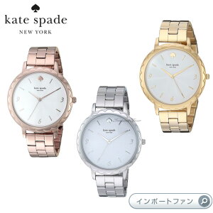 Kate Spade �P�C�g�X�y�[�h ���g�� �X�J���b�v �X�e�����X �X�`�[�� �E�H�b�` Metro Scallop Stainless Steel Watch �M�t�g �v���[���g �y�|�C���g�ő�47�{�I�y�V�X�[�p�[ �Z�[���z