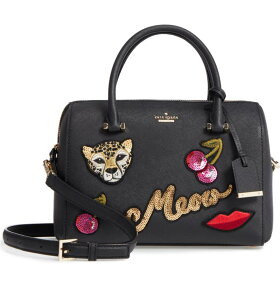 Kate Spade �P�C�g�X�y�[�h �}�V�F�� �G���x���b�V�� ���[�W ���[�� �n���h�o�b�O Ma ché rie Embellished Large Lane ���K�i �M�t�g �v���[���g �y�|�C���g�ő�49�{�I���������}���\�� �Z�[���z
