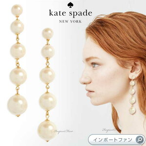 Kate Spade PCgXy[h K[Y C p[ jA Xe[gg sAX Girls In Pearls Linear Statement Earrings Mtg v[g y|Cgő47{IubNtCf[ Z[z