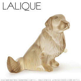 ラリック 犬 ゴールデンレトリバー ゴールド 10520300 Lalique Golden Retriever Sculpture Gold Luster ギフト プレゼント □