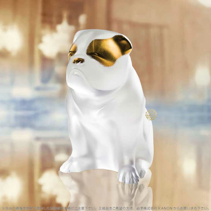 楽天市場】ラリック 犬 ブルドッグ クリア＆ゴールドラスター 10601200 