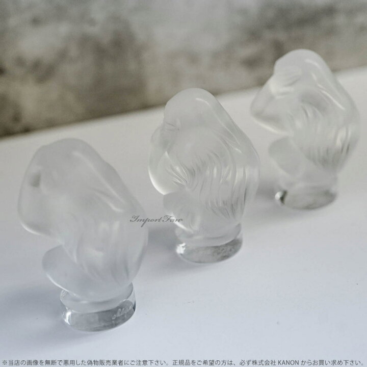 LALIQUE ラリック ベア くま 熊 オーナメント オブジェ ガラス☆USA製 