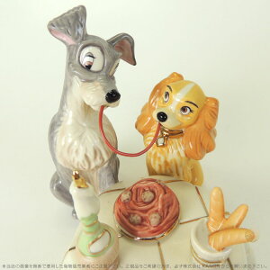 楽天市場 レノックス Lenox トランプとレディのスパゲッティディナー ディズニー わんわん物語 Spaghetti Dinner Lady And The Tramp Import Fan