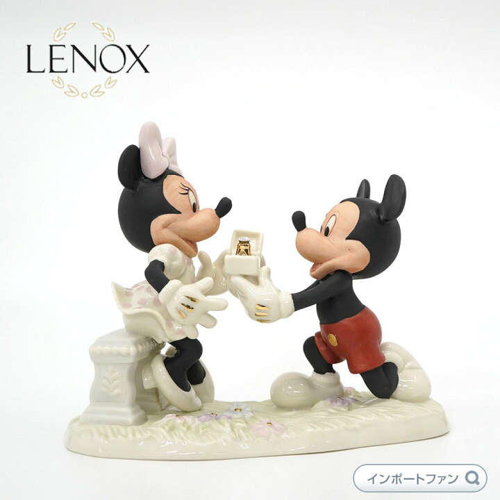楽天市場】レノックス ミッキー&ミニー プロポーズ LENOX Mickey and 