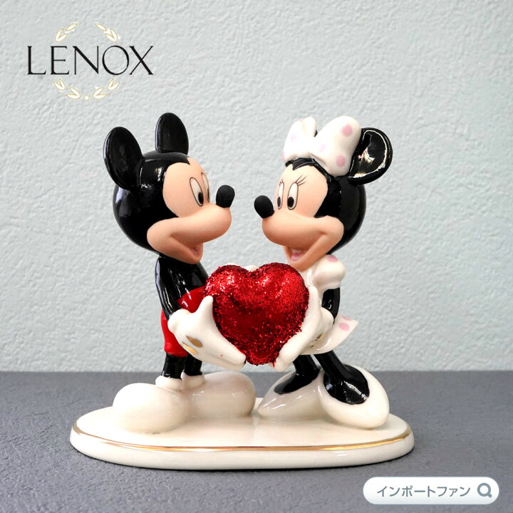 楽天市場】レノックス LENOX ミッキー&ミニーマウス 永遠の恋人達 
