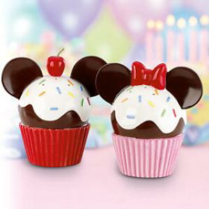 mbNX LENOX ~bL[~j[ JbvP[L \gybp[Zbg Disney Mickey & Minnie Cupcake Salt & Pepper Set fBYj[ ~bL[}EX Mtg v[g