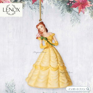 mbNX fBYj[ Ɩb x 30NLO I[ig LENOX Disney Princess Belle 30th Anniversary Ornament 892486