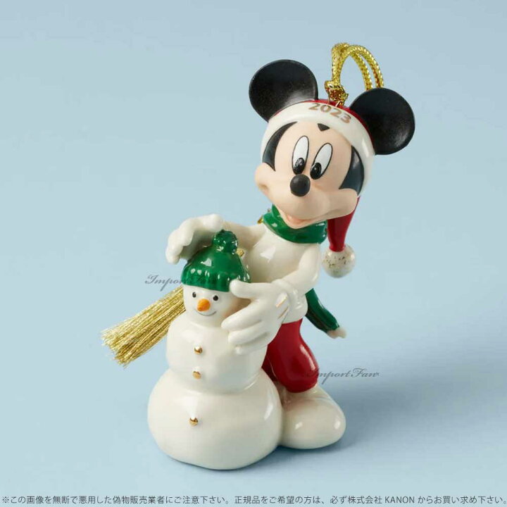 楽天市場】LENOX レノックス クリスマス ディズニーミッキーと雪だるま 