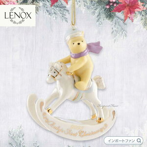 LENOX mbNX NX}X fBYj[ EBj[ U v[ xr[Y t@[Xg NX}X I[ig Disney Winnie The Pooh Baby's 1st Christmas Ornament 894449 