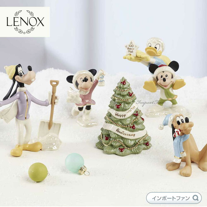 楽天市場】LENOX レノックス ディズニー100周年記念フィギュア 5個 