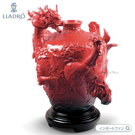 リヤドロ ドラゴンとフェニックス 龍 竜 辰 不死鳥 ベース 壺 01009289 LLADRO ギフト プレゼント【ポイント最大47倍！お買い物マラソン セール】