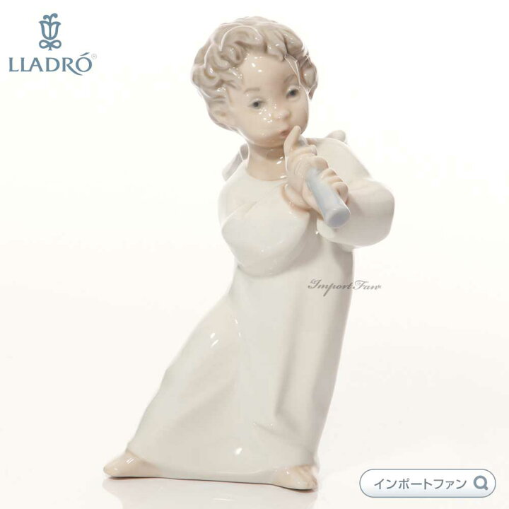楽天市場】リヤドロ 可愛いフルート 天使 置物 01004540 LLADRO ギフト 