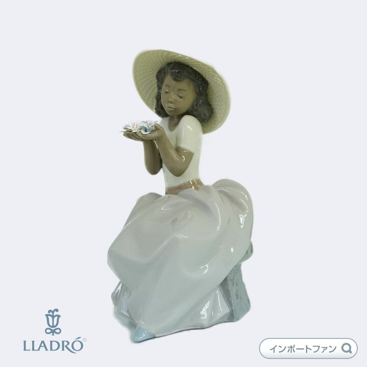 楽天市場】リヤドロ 花の香りをかぐ少女 01006822 LLADRO SWEET 