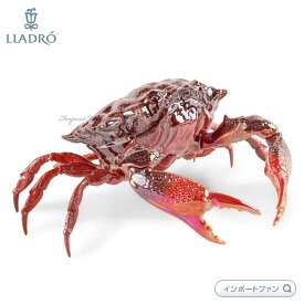 リヤドロ カニ 蟹 かに レッド 赤 置物 01009694 LLADRO プレゼント ギフト □