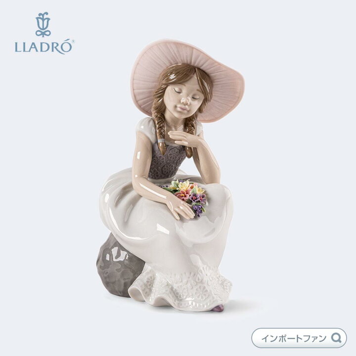 楽天市場】リヤドロ 春めく季節 帽子の少女 乙女 女性 01009749 LLADRO 
