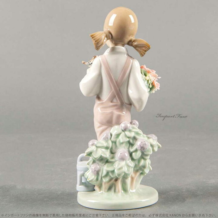 楽天市場】リヤドロ 小鳥と話す少女 花束 置物 01005217 LLADRO ギフト 