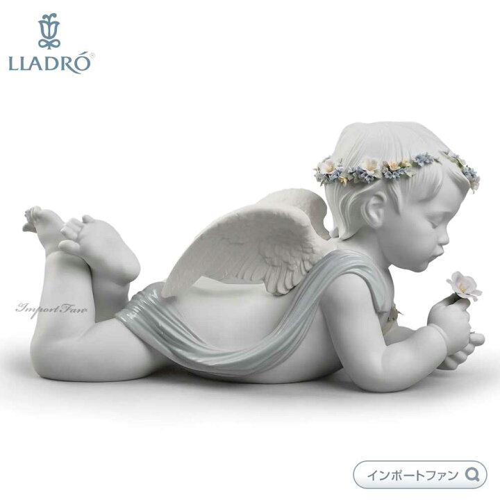 楽天市場】リヤドロ 愛しきエンジェル 天使 花 置物 01009151 LLADRO 