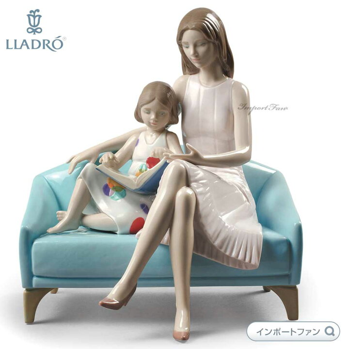楽天市場】リヤドロ 読書の時間 母と娘 親子 置物 01009225 LLADRO 