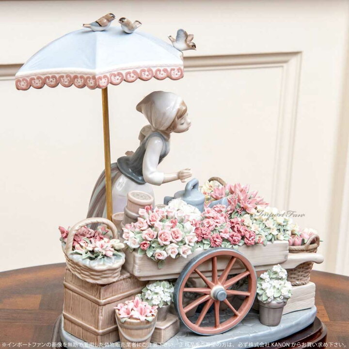 楽天市場】リヤドロ 公園通りの花屋さん 鳥 置物 01001454 LLADRO 