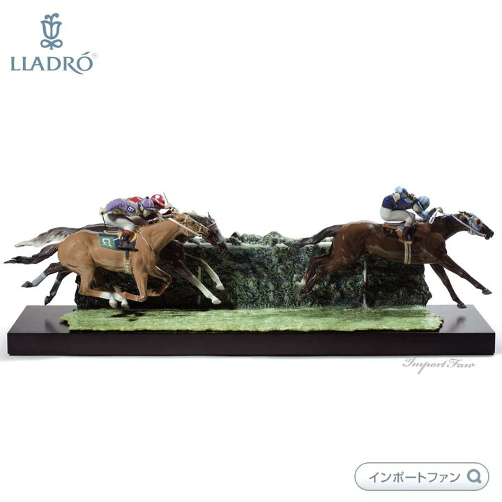 楽天市場】リヤドロ 優駿 世界限定制作数1500点 ダービー 競馬 ウマ 午 