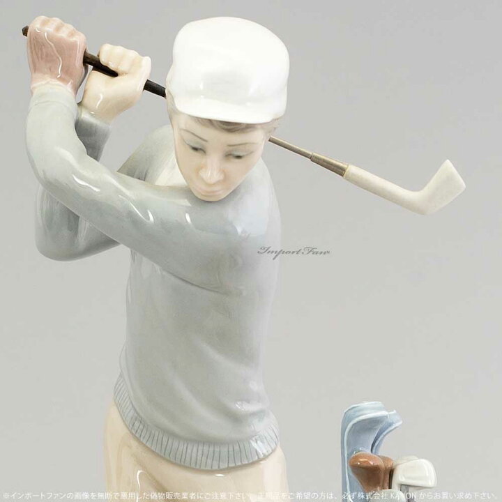 楽天市場】リヤドロ ナイスショット ゴルフ 男性 置物 01004824 LLADRO 