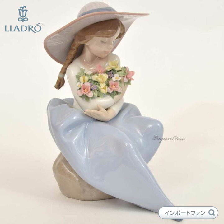 楽天市場】リヤドロ 花の香りにつつまれて 少女 置物 01005862 LLADRO 