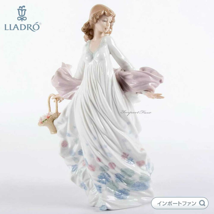 楽天市場】リヤドロ 春の輝き 女性 花 置物 01005898 LLADRO ギフト 