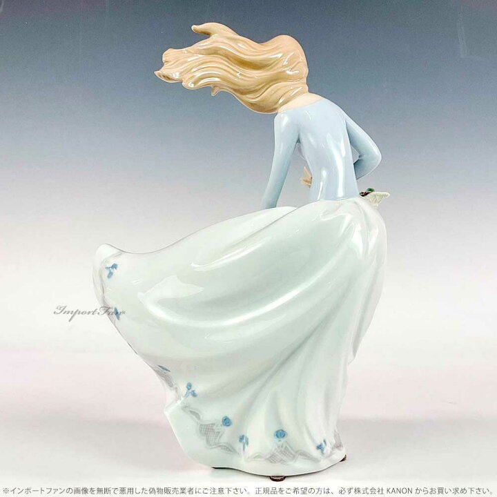 楽天市場】リヤドロ 風のいたずら 女性 花 置物 01006767 LLADRO 