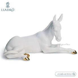 リヤドロ ロバ リデコ ゴールド キリスト降誕 01007147 LLADRO ギフト プレゼント □