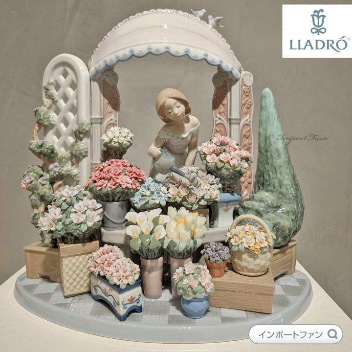 楽天市場】リヤドロ ロマンティックな朝 花 女性 置物 01008250 LLADRO 