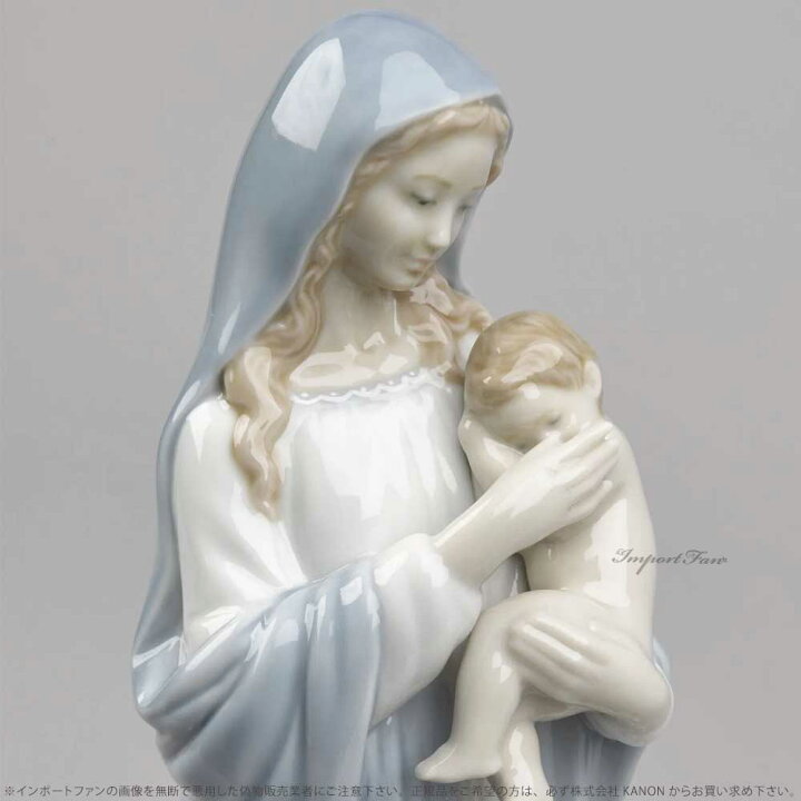 楽天市場】リヤドロ 聖なる母 聖母 マリア ユリ 百合 01008322 LLADRO 