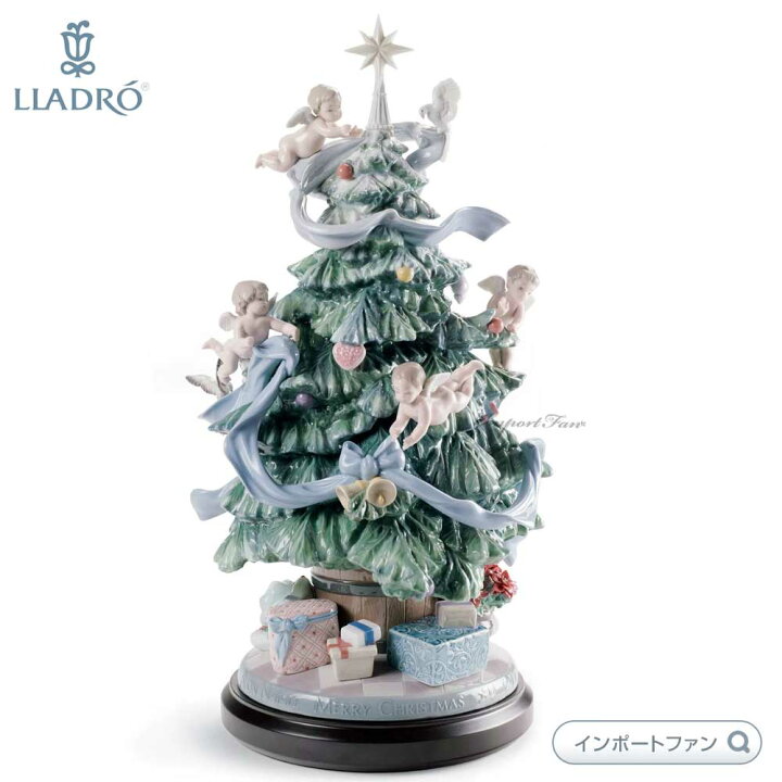 楽天市場】リヤドロ 幸せの魔法 クリスマスツリー 天使 世界限定制作数 