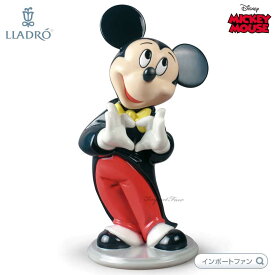 リヤドロ ミッキーマウス ディズニー スクリーンデビュー90周年記念 置物 01009079 LLADRO ギフト プレゼント □