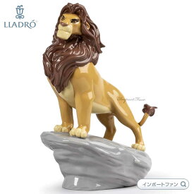リヤドロ シンバ ライオンキング 01009112 ディズニー LLADRO Simba ギフト プレゼント □