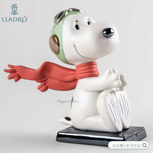h Xk[s[ tCOEG[X s[ibc 01009529 LLADRO Snoopy Flying Ace