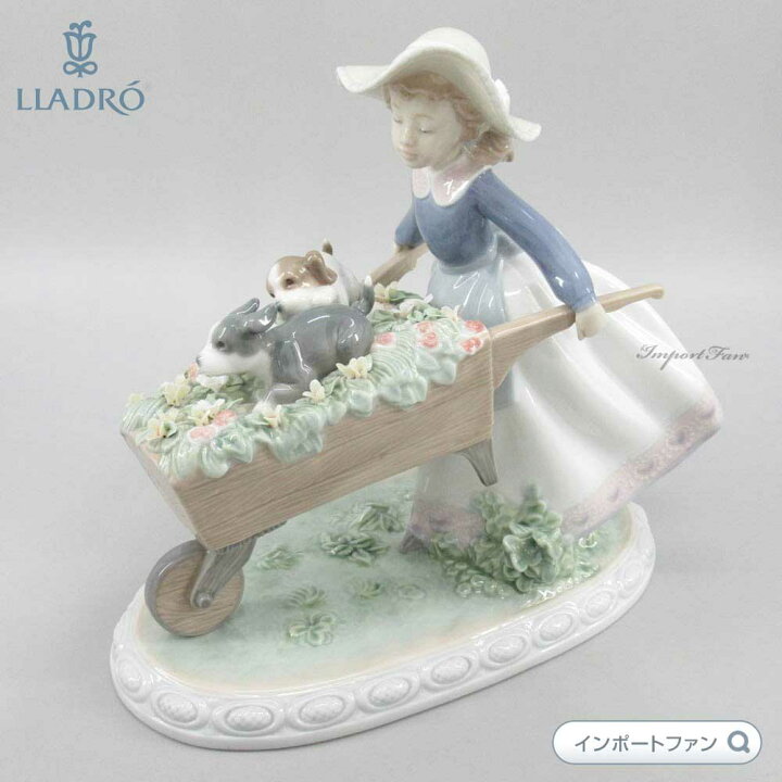 楽天市場】リヤドロ 乗せてあげる 少女 子犬 01005460 LLADRO ギフト 