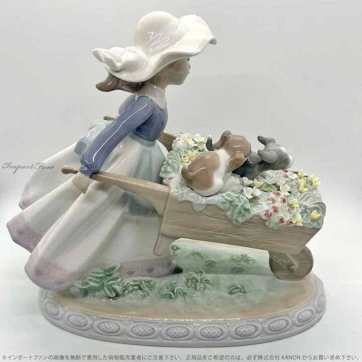 楽天市場】リヤドロ 乗せてあげる 少女 子犬 01005460 LLADRO ギフト 