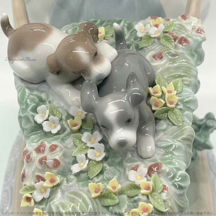 楽天市場】リヤドロ 乗せてあげる 少女 子犬 01005460 LLADRO ギフト 