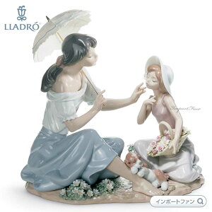 h z܂̌ߌ eq 6910 LLADRO AS PRETTY AS A FLOWER Mtg v[g 