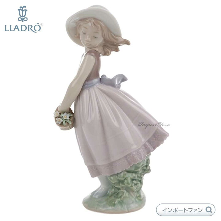 楽天市場】リヤドロ 花の小径 少女 花 置物 01008246 LLADRO ギフト 