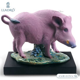 リヤドロ イノシシ 猪 亥 実直 限定品 01009120 LLADRO The Boar ギフト プレゼント 【ポイント最大46倍！楽天スーパー セール】