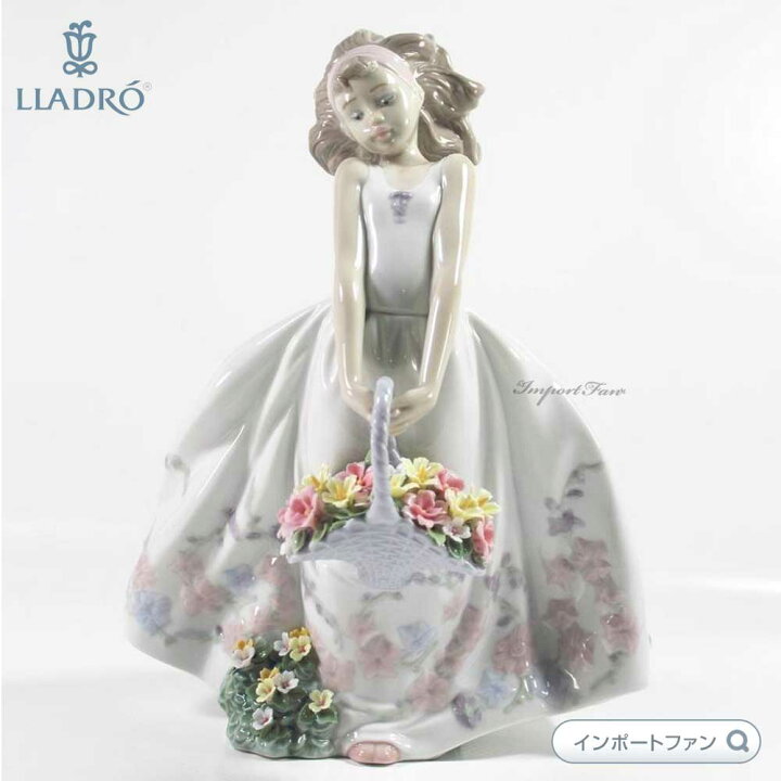 楽天市場】リヤドロ フラワーガーデン 少女 花 置物 01006447 LLADRO 